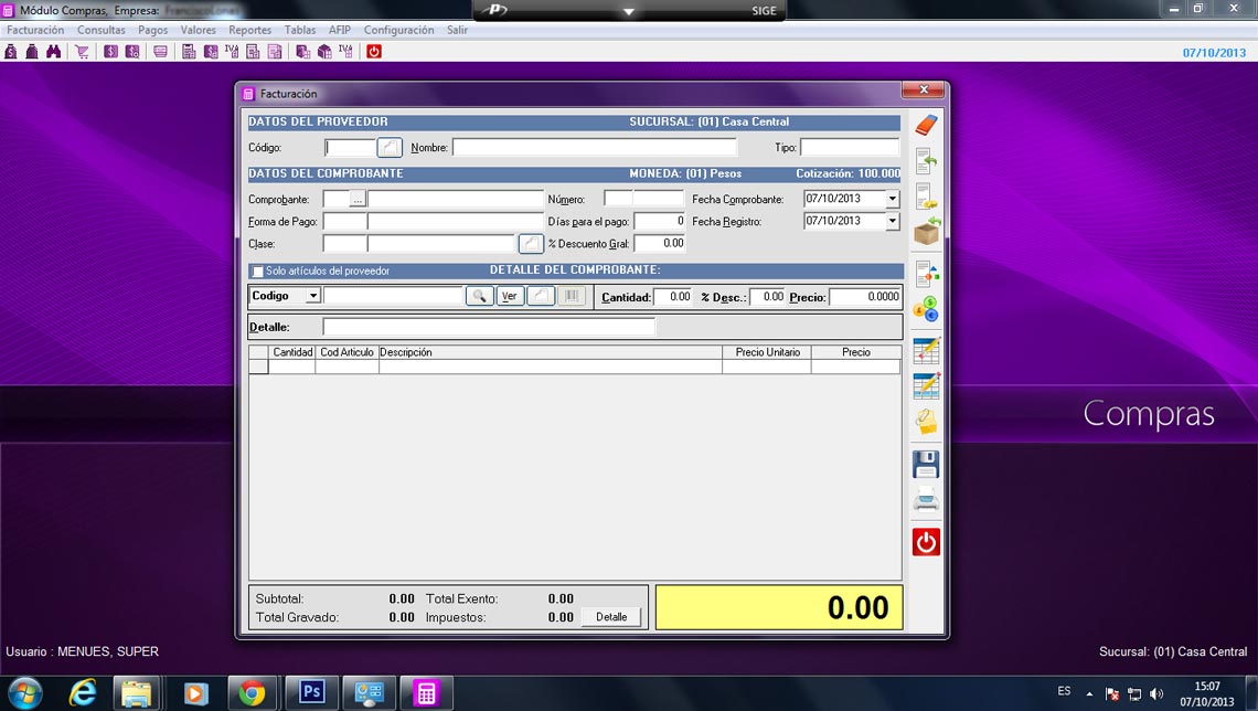 Facturación Electrónica